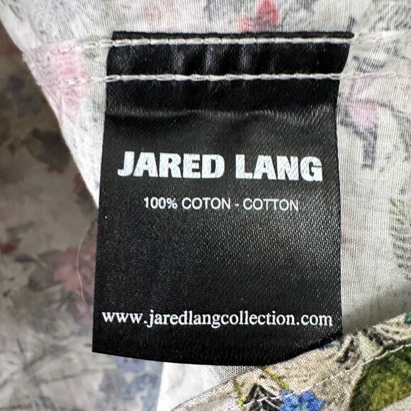 Jared Lang Floral Shirt Men’s 3XL XXXL Multicolor Long Sleeve Button Up Cotton - Picture 7 of 10
